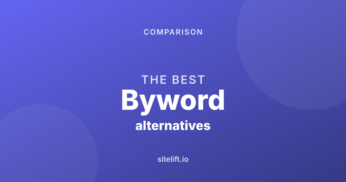 Best Byword Alternatives (2026)