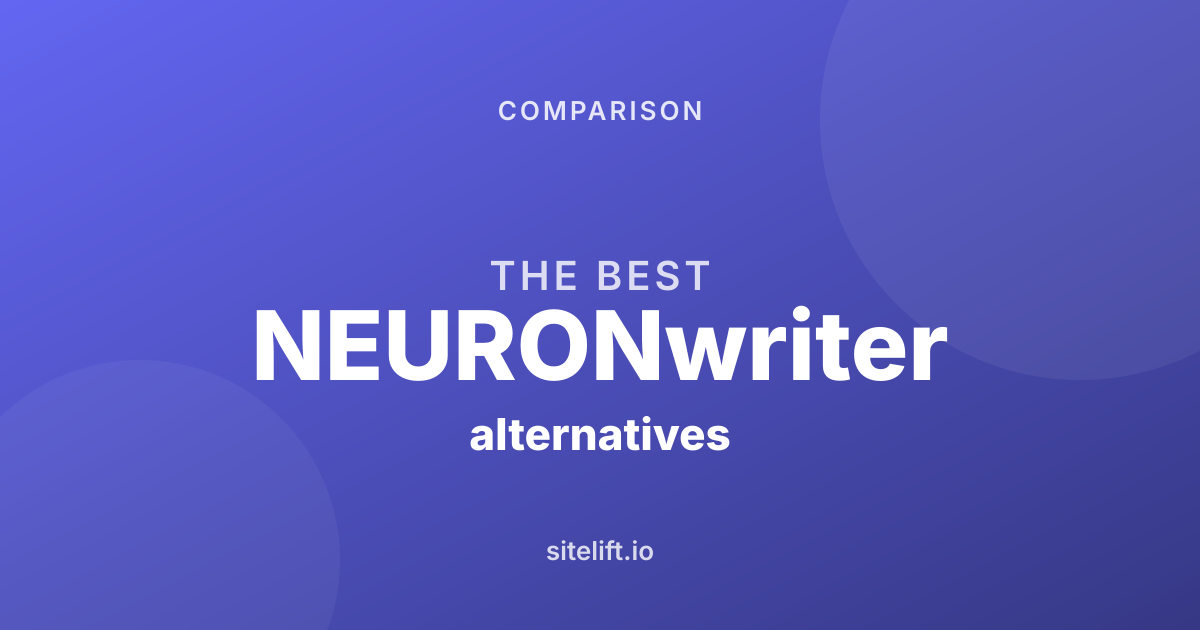 Best NEURONwriter Alternatives: Top 6 Options Compared